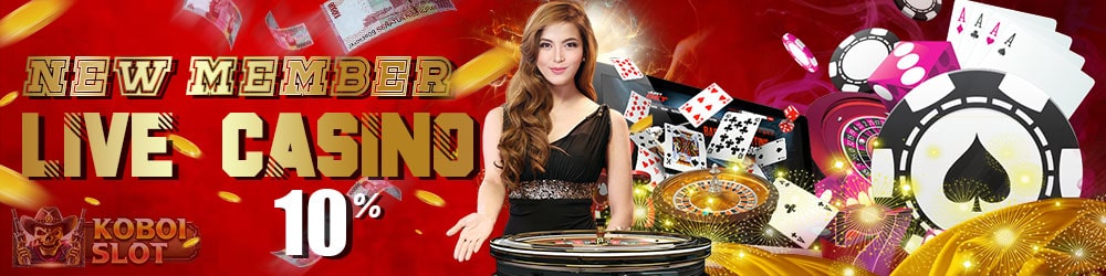 BONUS NEW MEMBER LIVE CASINO 10%